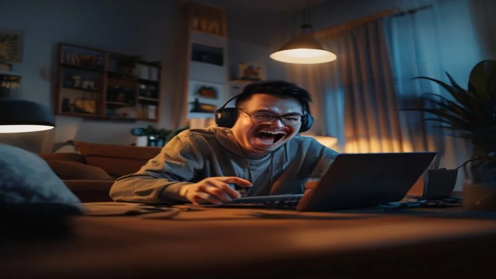 Pemain berinteraksi dalam multiplayer games online