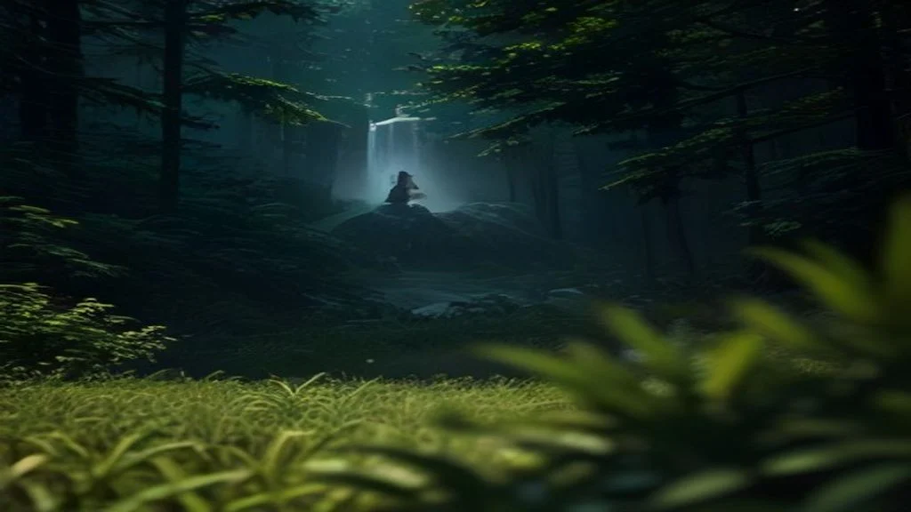 Ilustrasi aksi pemain dalam survival games menaklukkan tantangan alam dan musuh.